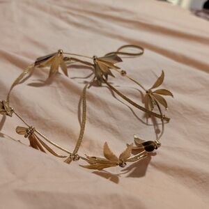 Gold Leaf Headband - Women Accessories